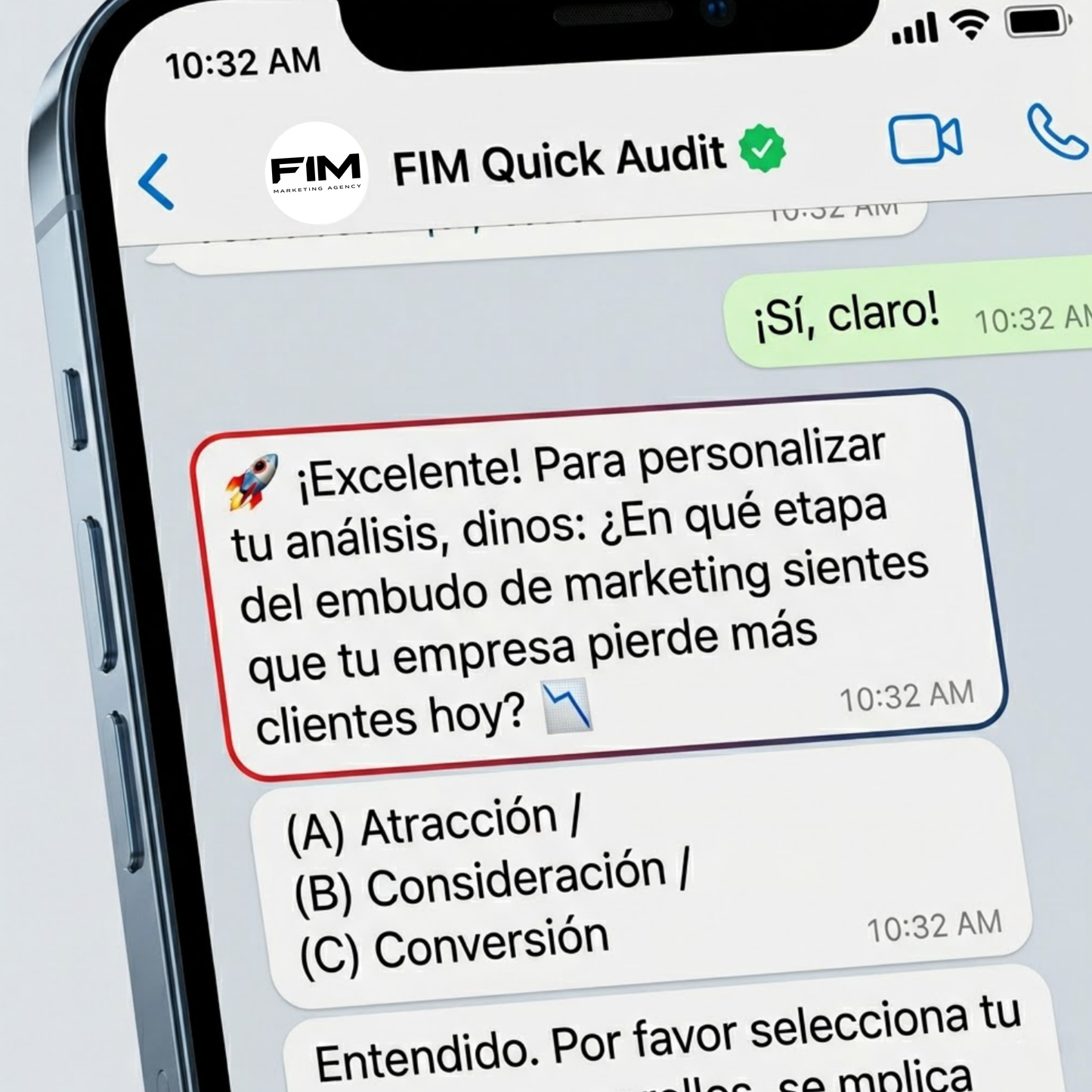 FIM Quick Audit™ | Diagnóstico de Estructura Comercial